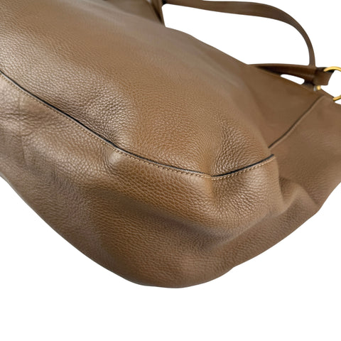 Pre-owned Gucci Brown Leather Tote tote bag