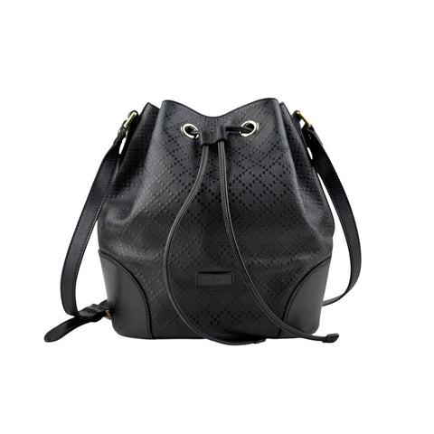 gucci-black-leather-diamante-bucket-bag