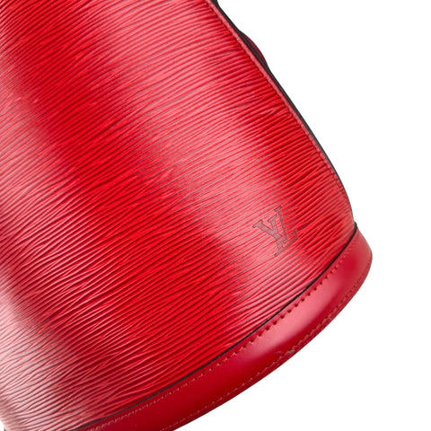 Louis Vuitton Epi Cluny Shoulder Bag Red Castilian red