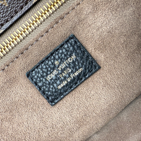 Louis Vuitton Black Monogram Canvas W Tote