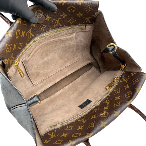 Louis Vuitton Black Monogram Canvas W Tote