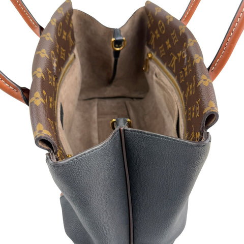 Louis Vuitton Black Monogram Canvas W Tote