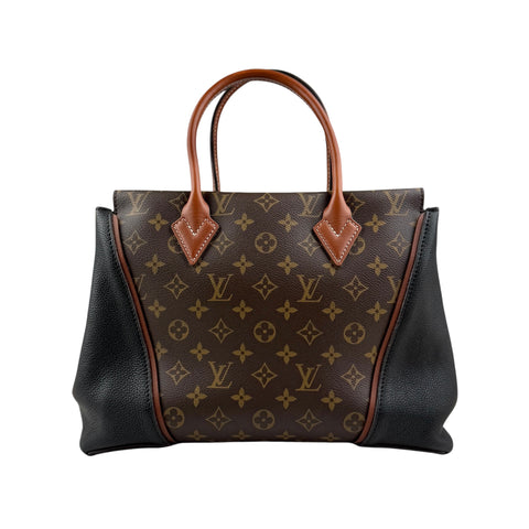 Louis Vuitton Black Monogram Canvas W Tote