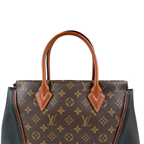 Louis Vuitton Black Monogram Canvas W Tote