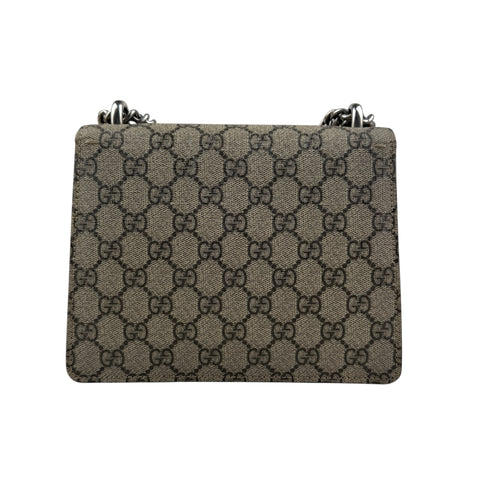Gucci Dionysus Shoulder Bag GG Supreme Mini Brown/Black