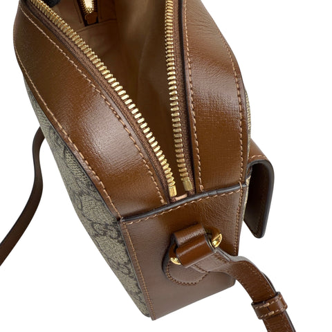 Gucci 1955 Horsebit Gg Supreme Shoulder Bag