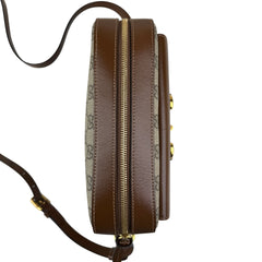 Gucci 1955 Horsebit GG Supreme Shoulder Bag
