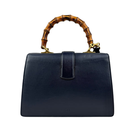 Gucci Black/Green/Red Striped Leather Bamboo Top Handle Medium Dionysus Bag