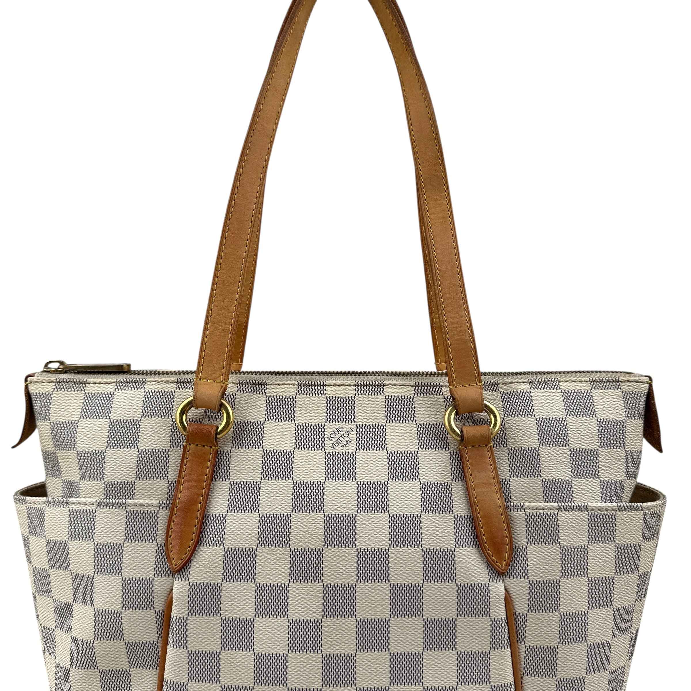Louis Vuitton Totally Handbag PM White Leather