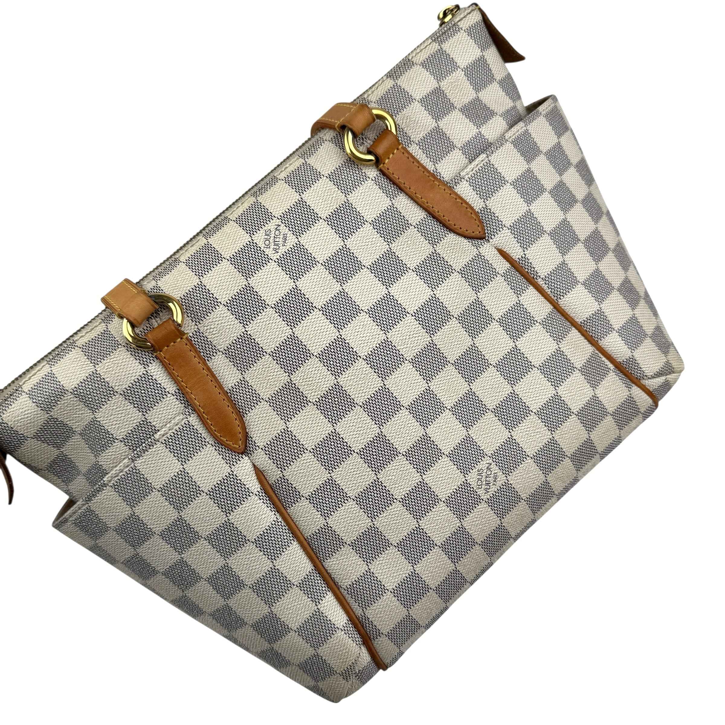 Louis Vuitton Totally Handbag PM White Leather