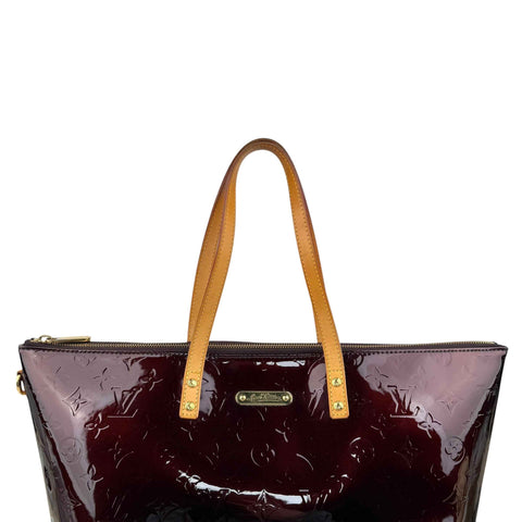 Louis Vuitton Amarante Monogram Vernis Bellevue Bag