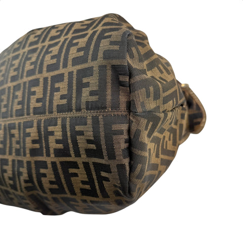 Fendi Zucca Charm Brown Tote Bag