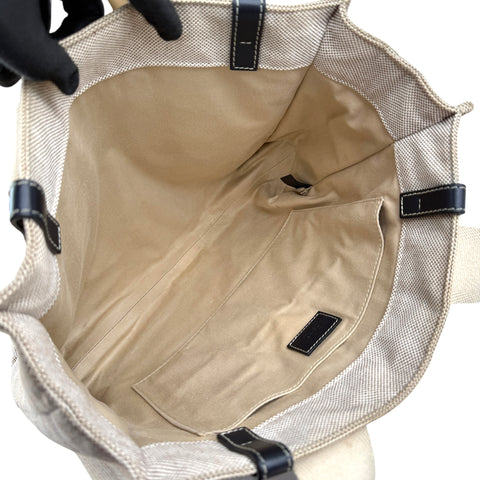 Chloé Woody tote bag in linen