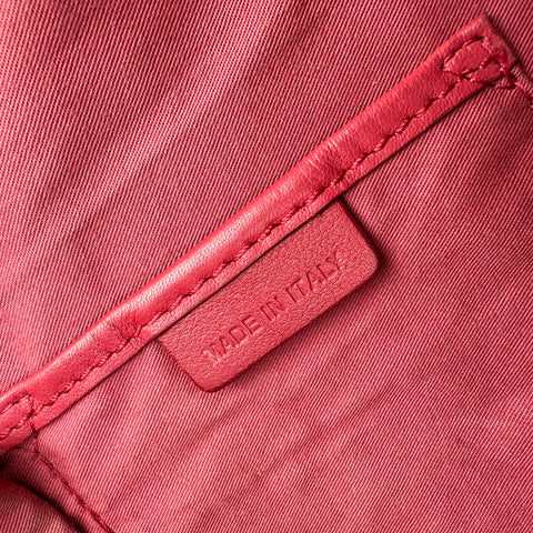 Burberry Leather Trimmed Haymarket Check Coated Canvas Canterbury tote bag