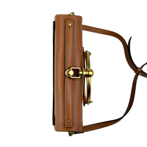 Pre-owned chloe-tan-leather-small-nile-bracelet-minaudiere