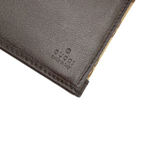Gucci Beige/Brown GG Canvas and Leather Wallet