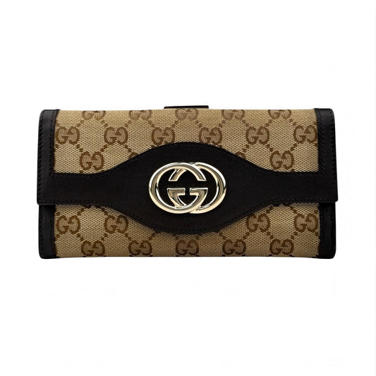 gucci-beige-brown-gg-canvas-leather-wallet