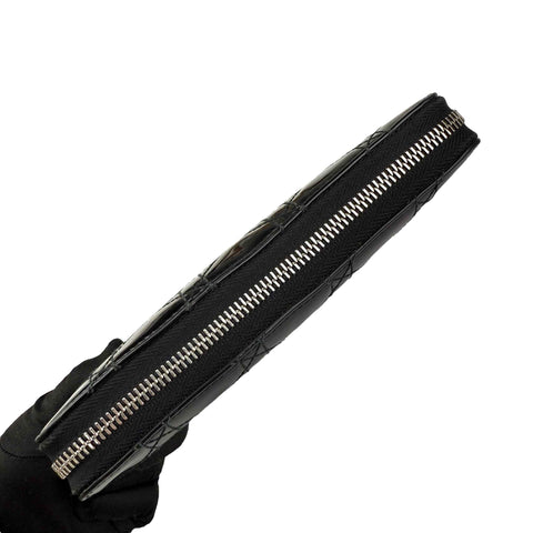 Dior Cannage Patent Lady Dior Wallet Black