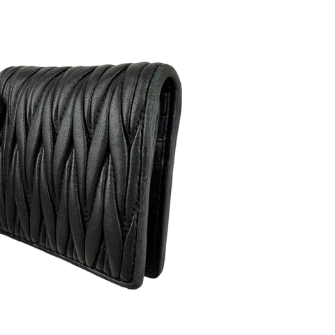 Miu Miu Small matelassé nappa leather wallet