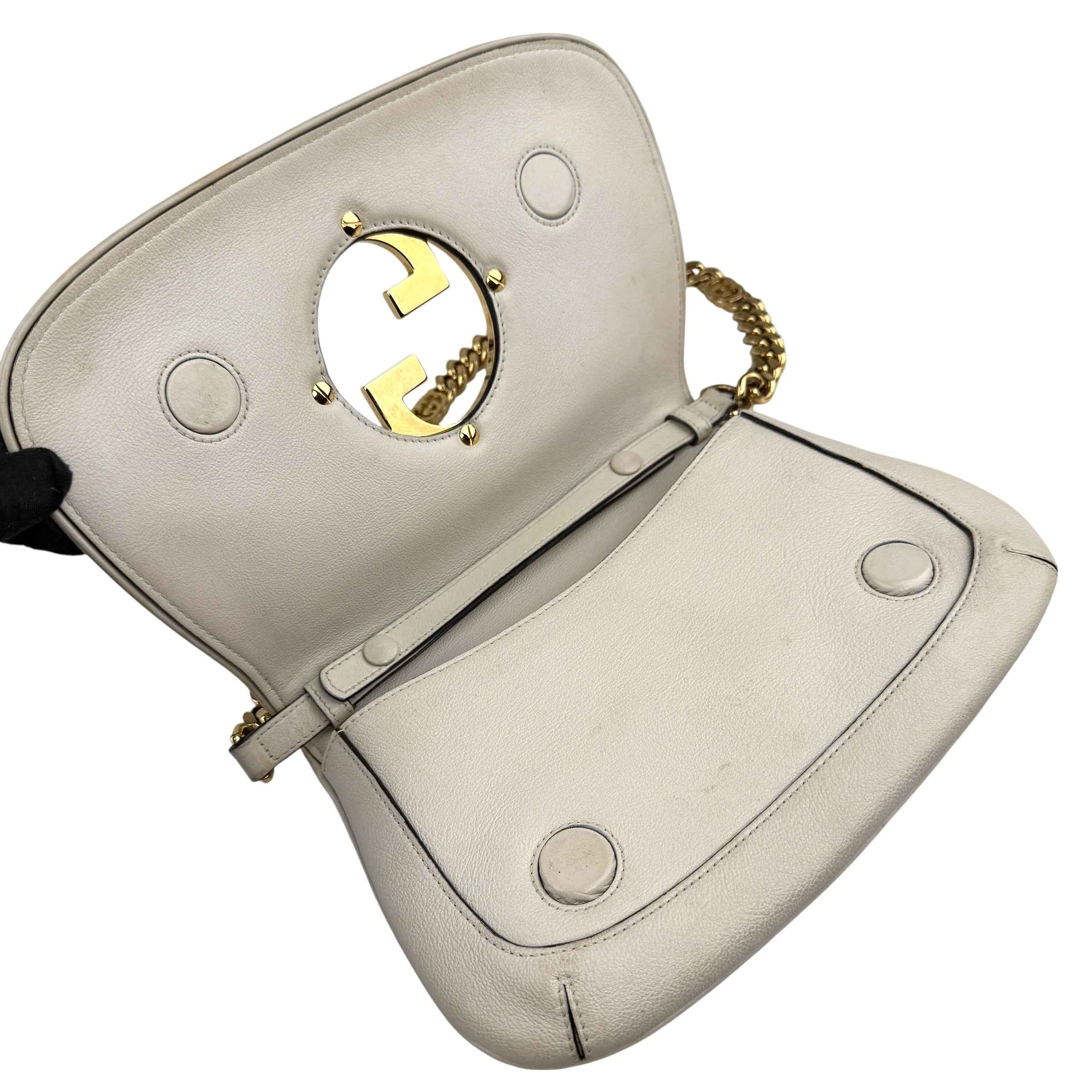 GUCCI Blondie Leather Shoulder Bag