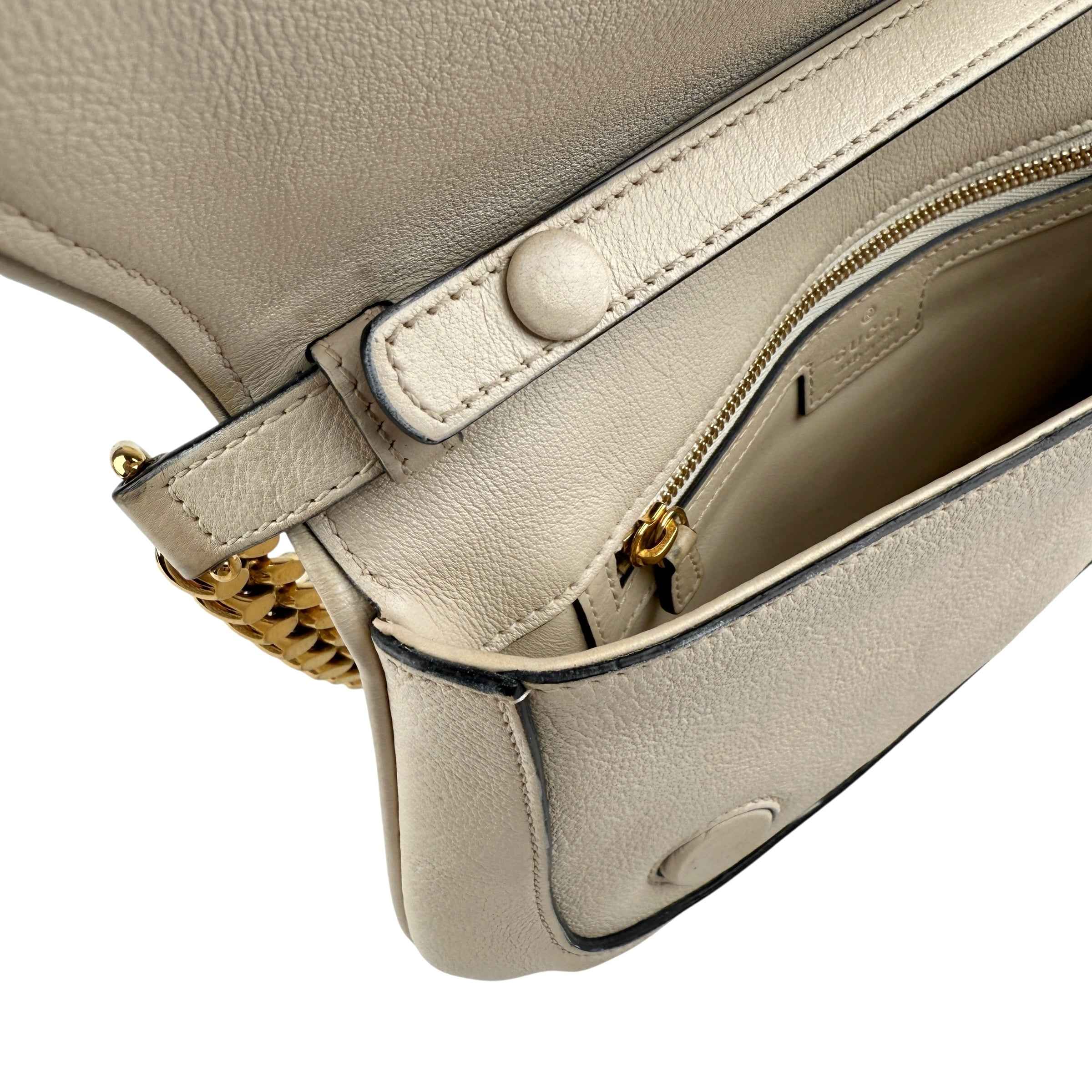 GUCCI Blondie Leather Shoulder Bag