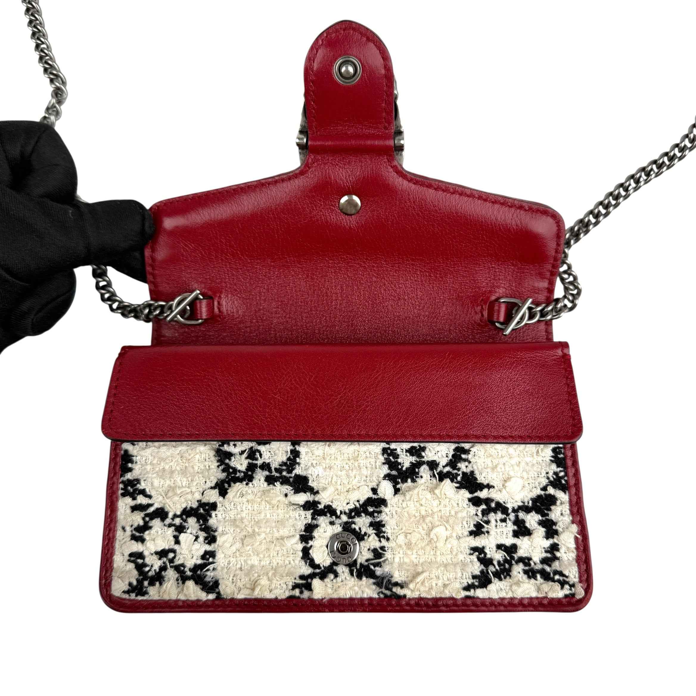 Gucci Mini GG Tweed Dionysus crossbody bag