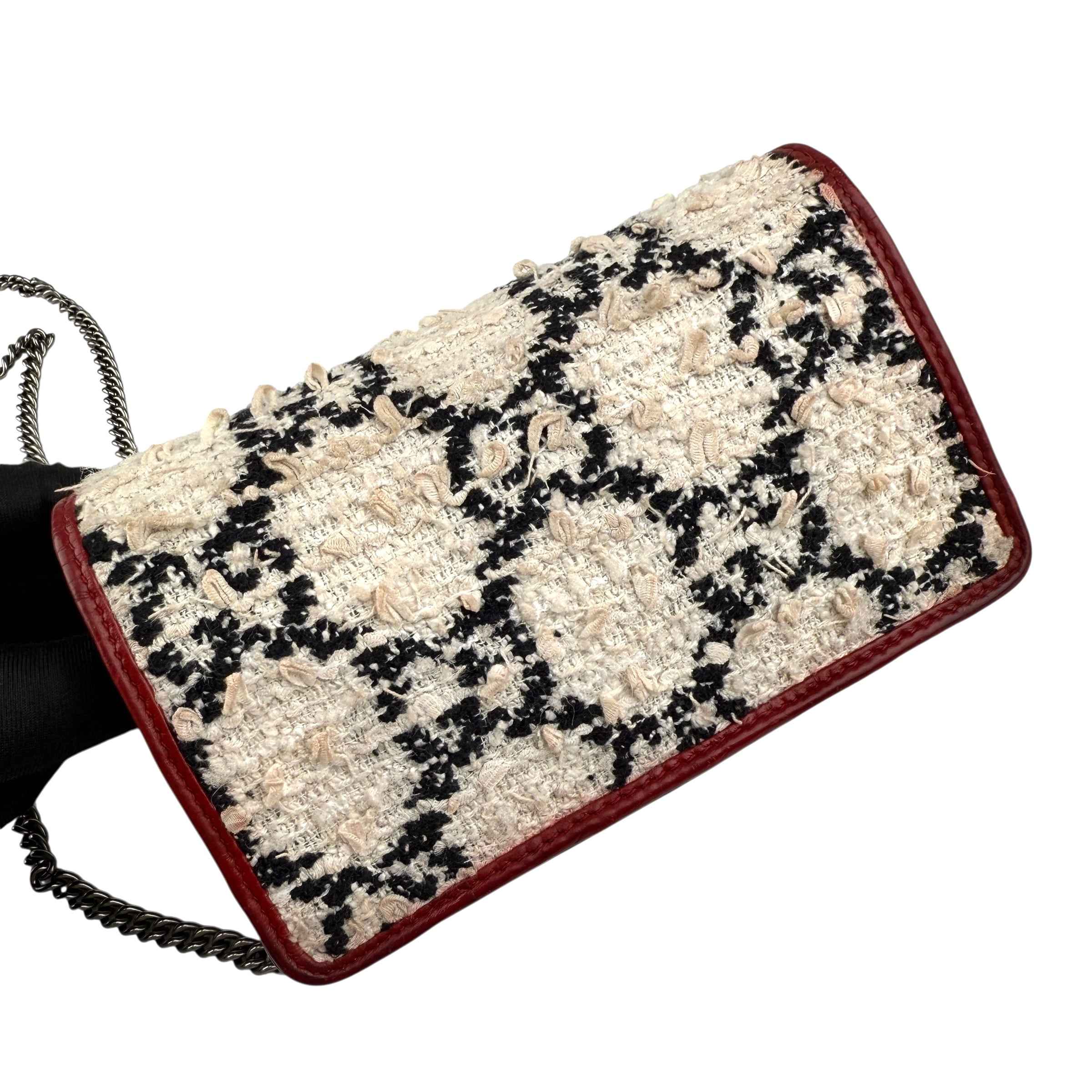 Gucci Mini GG Tweed Dionysus crossbody bag