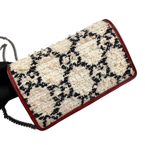 Gucci Mini GG Tweed Dionysus crossbody bag