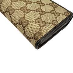 Pre-owned Gucci Horsebit 1955 Leather/Cloth Wallet wallet