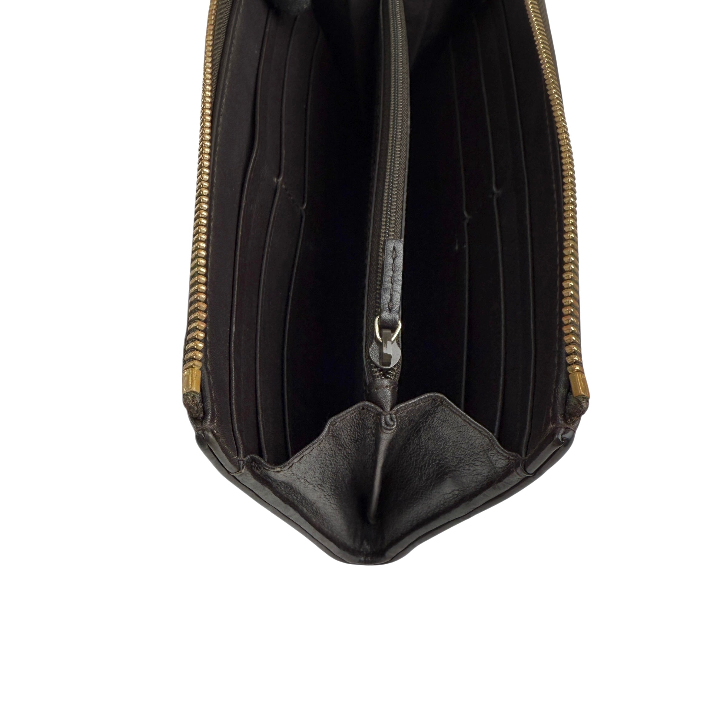 Pre-owned Gucci ssima Zip Around Wallet wallet