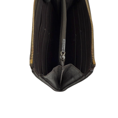 Pre-owned Gucci ssima Zip Around Wallet wallet