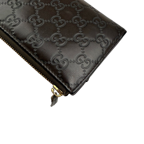 Pre-owned Gucci ssima Zip Around Wallet wallet