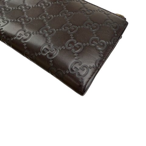Pre-owned Gucci ssima Zip Around Wallet wallet