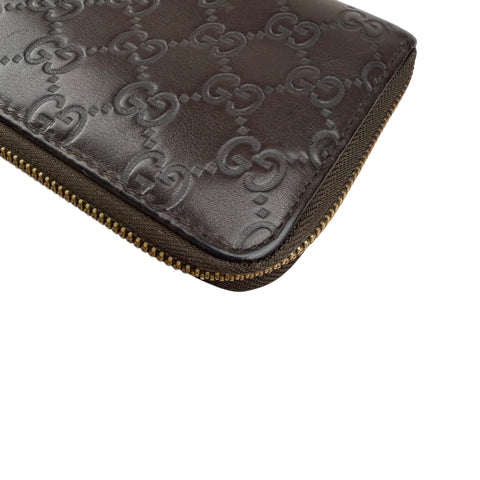 Pre-owned Gucci ssima Zip Around Wallet wallet