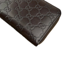 Pre-owned Gucci ssima Zip Around Wallet wallet