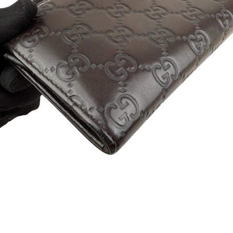 Pre-owned Gucci ssima Zip Around Wallet wallet