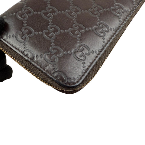 Pre-owned Gucci ssima Zip Around Wallet wallet