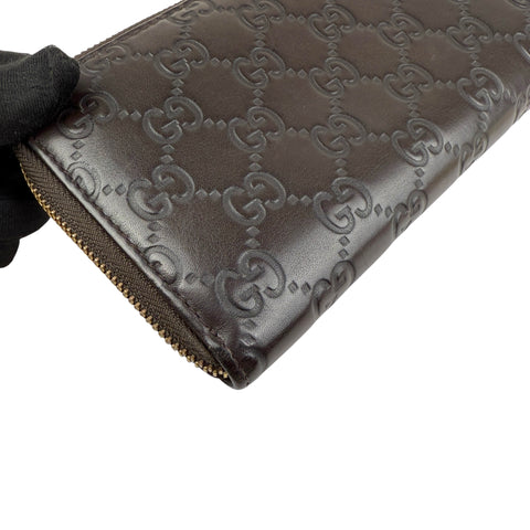 Pre-owned Gucci ssima Zip Around Wallet wallet