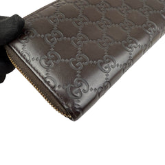 Pre-owned Gucci ssima Zip Around Wallet wallet
