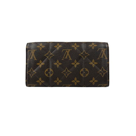Pre-owned Louis Vuitton Monogram Canvas Sarah Etoile Wallet wallet back view