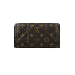 Pre-owned Louis Vuitton Monogram Canvas Sarah Etoile Wallet wallet back view