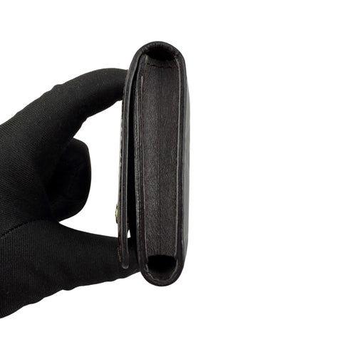 Pre-owned Louis Vuitton Amarante Monogram Vernis Card Holder
