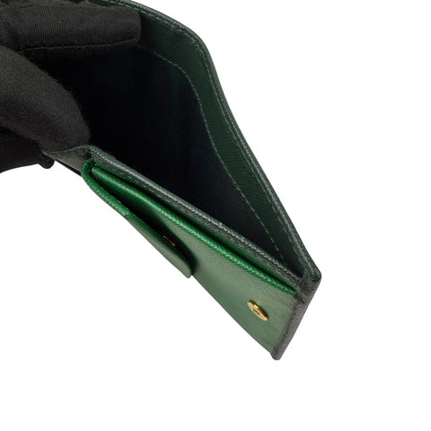 Pre-owned Prada Small Saffiano Leather Wallet wallet