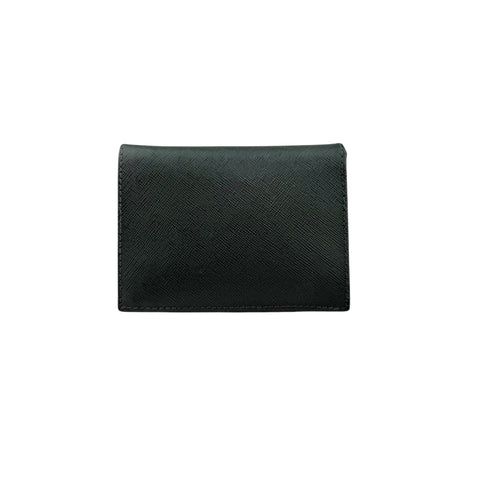 Pre-owned Prada Small Saffiano Leather Wallet wallet back view