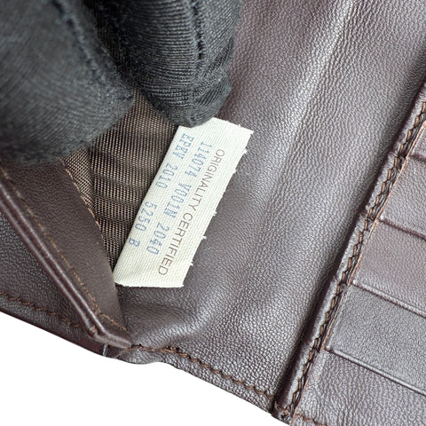 Pre-owned Bottega Veneta Intrecciato Nappa Leather French Flap Wallet wallet
