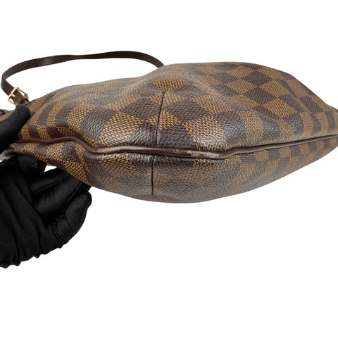 Pre-owned louis vuitton bloomsbury crossbody brown canvas front