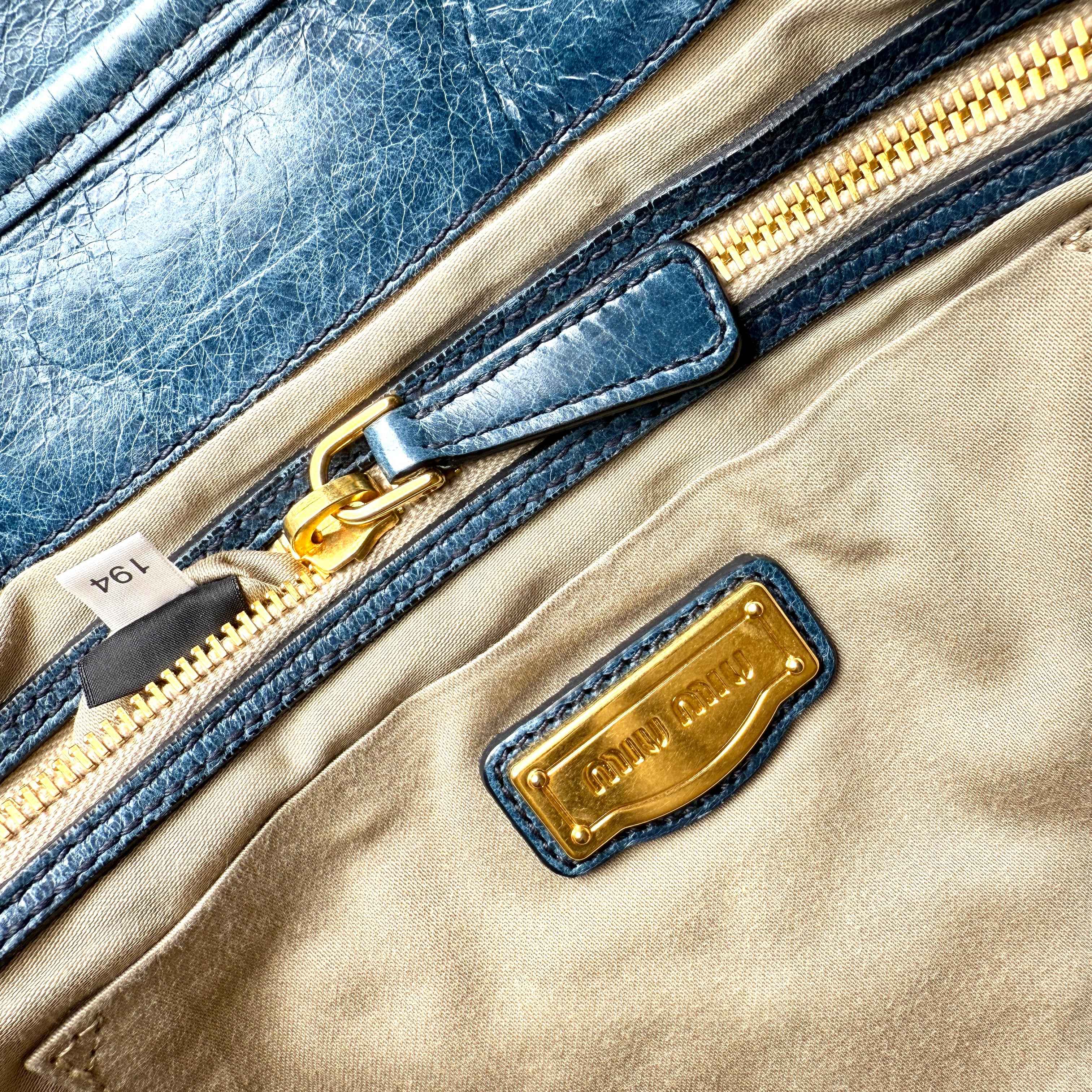 Miu Miu Matelasse Leather handbag
