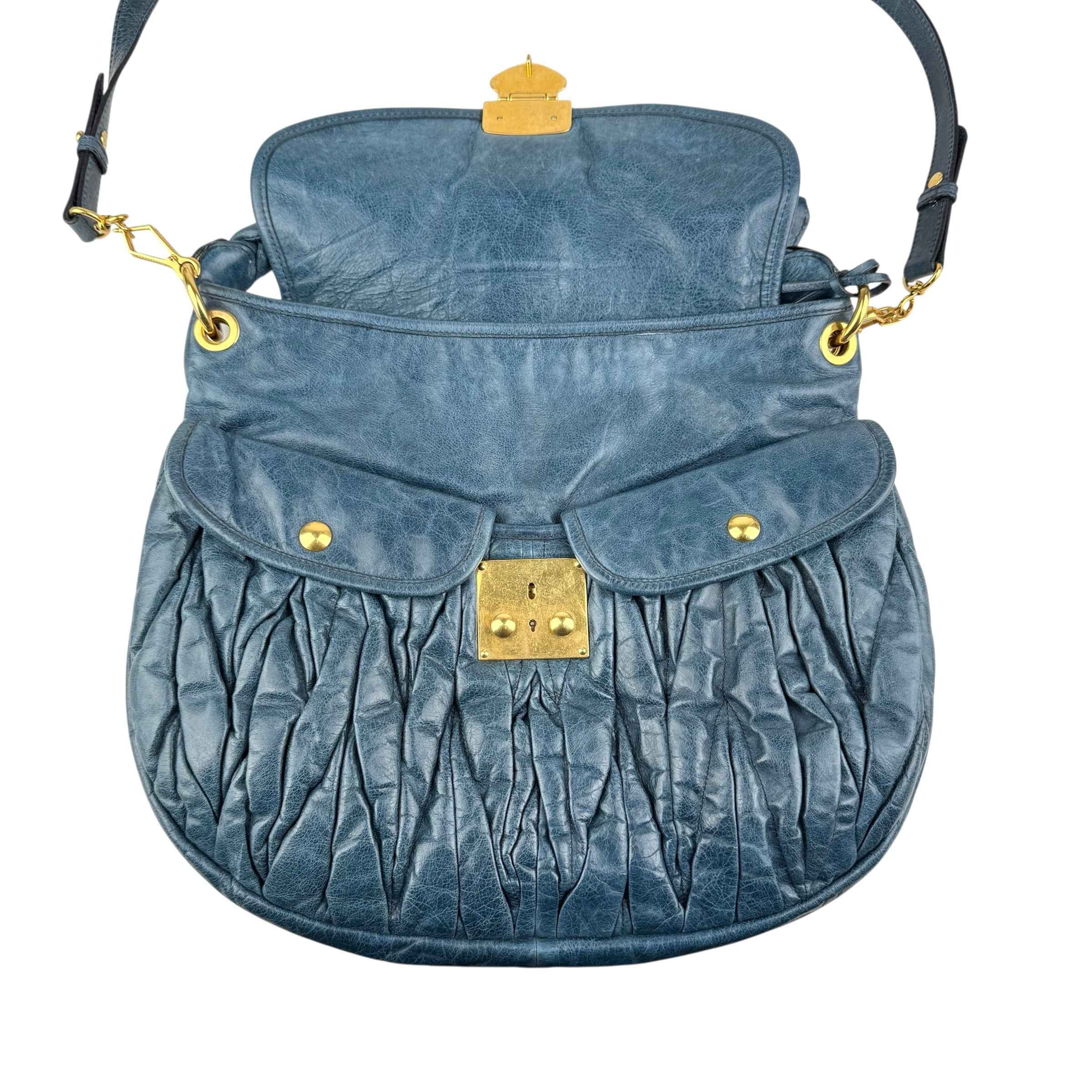 Miu Miu Matelasse Leather handbag