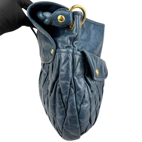 Miu Miu Matelasse Leather handbag