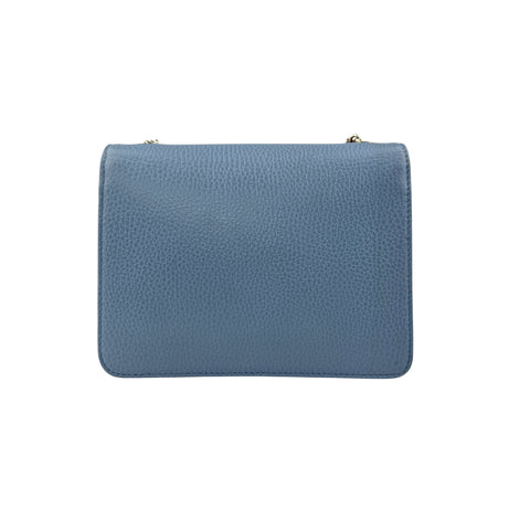 gucci light blue calfskin leather interlocking g shoulder bag back